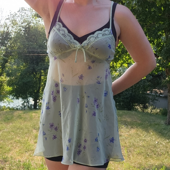 Vintage Sheer Slip - Picture 4 of 7